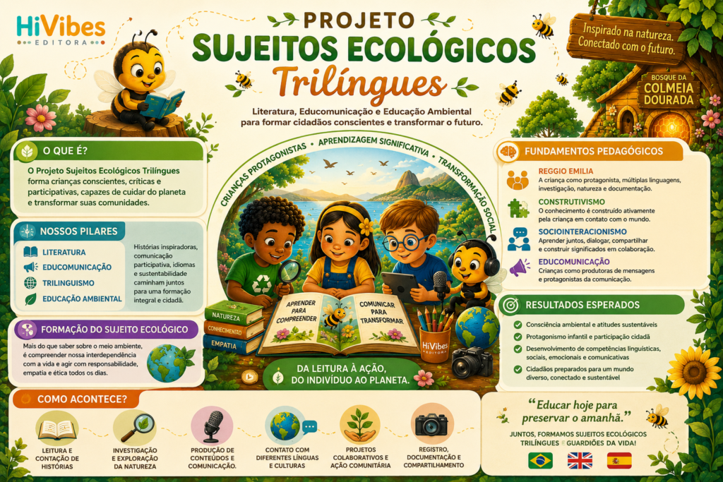 Projeto Sujeitos Ecológicos Trilíngues: educação, comunicação e consciência ambiental para transformar o futuro