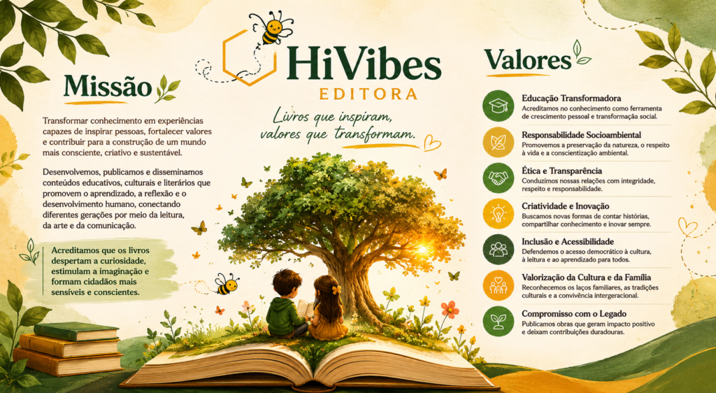 Missão e Valores da HiVibes Editora