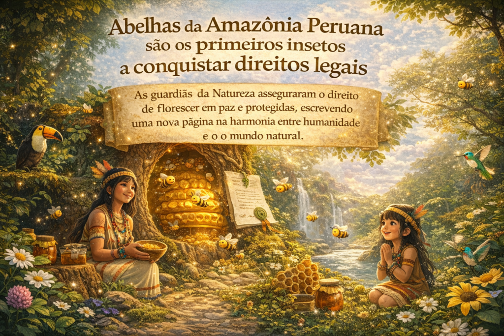 Abelhas da Amazônia são as primeiras a conquistar direitos legais