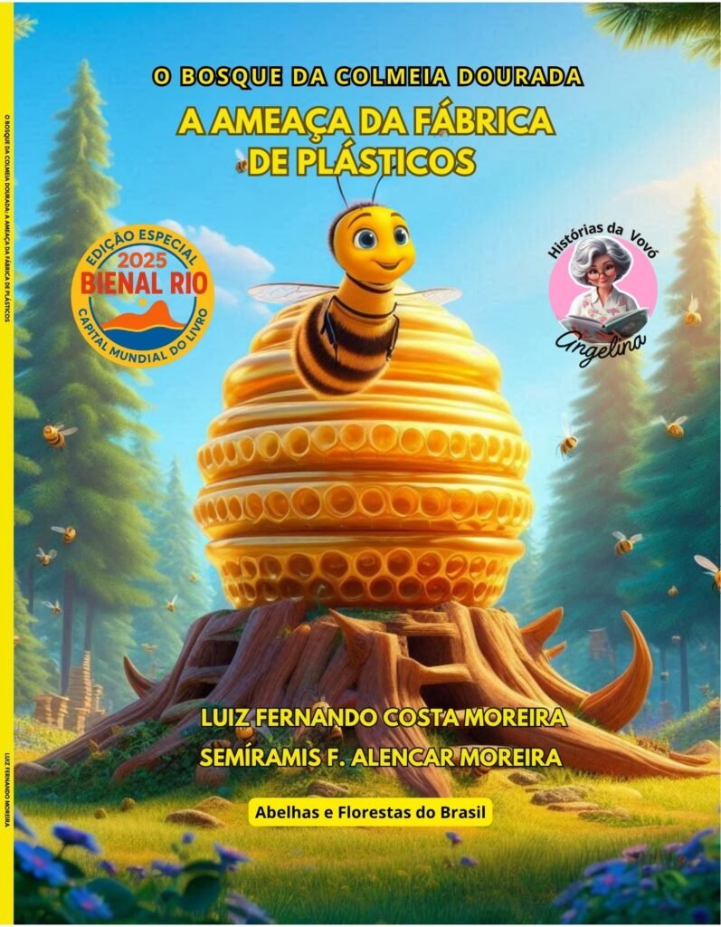Capa do livro O Bosque da Colmeia Dourada em Português 