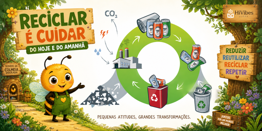 Como funciona uma fábrica de reciclagem