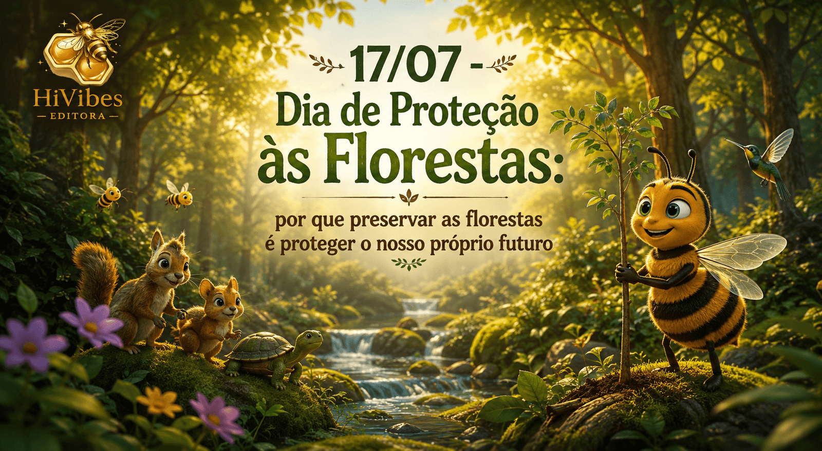 Dia de proteção as florestas