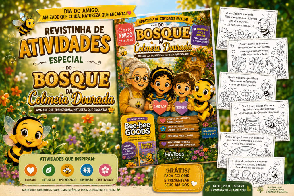 Revista especial de atividades - Dia do Amigo