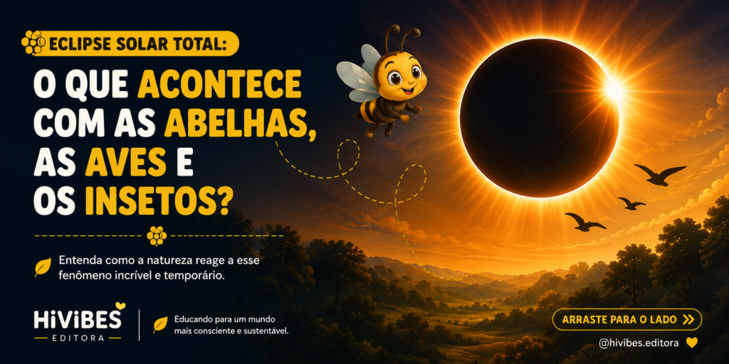 Eclipse solar total: como o fenômeno afeta abelhas, aves e outros animais?