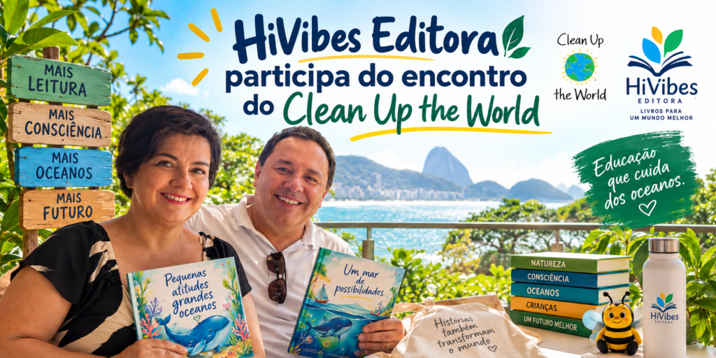 HiVibes Editora participa de encontro do Clean Up the World e reforça compromisso com a educação ambiental